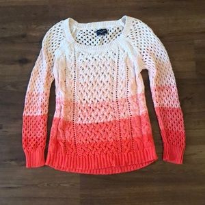 American Eagle Pink Ombré Sweater